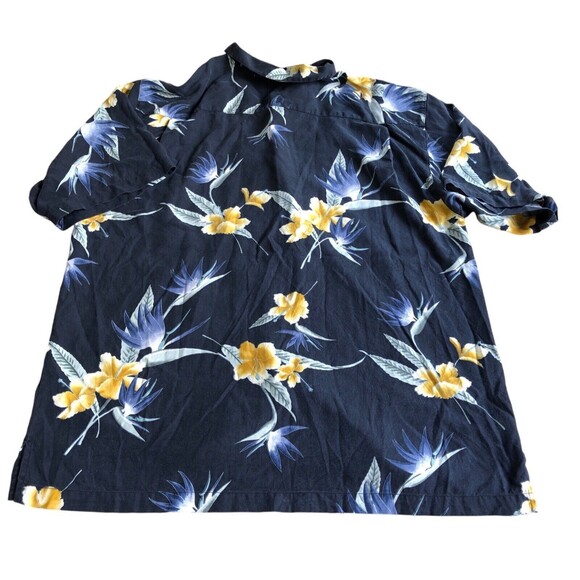 Tommy Bahama Silk Camp Shirt X LARGE Tropical Floral Aloha Hawaiian Shirt - Picture 5 of 10